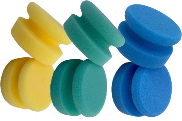 Puck SET 3 Farben ( blau, grün, gelb)